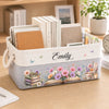 Custom Storage Basket - Personalized Bookish Gifts For Book Lovers, Bookworms, Readers - Lost Between The Pages