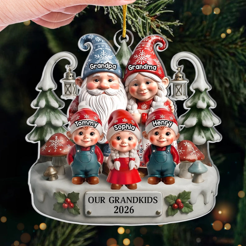 Custom Acrylic Ornament - Personalized Christmas Birthday Gifts For Mom, Dad, Grandma, Grandpa, Kids - Together Home Feels More Magical