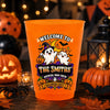 Custom Boo Halloween Party Cups - Personalized Halloween Birthday Gifts For Mom, Dad, Brother, Sister - Creepy Cute Together