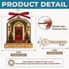 Custom New Home Wooden Ornament With Tag - Personalized Anniversary Christmas Wedding Gifts For Husband And Wife, Him And Her - Warm Hearts Sweet Home