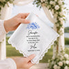 Custom Handkerchief - Personalized Wedding Gifts For Bride, Daughter - Always My Little Girl
