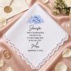Custom Handkerchief - Personalized Wedding Gifts For Bride, Daughter - Always My Little Girl