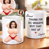 Custom Photo Squishy Mug - Personalized Anniversary Wedding Gifts For Husband And Wife, Him And Her - Spicing Up Married Life