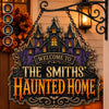 Custom Shaped Metal Sign - Personalized Halloween Birthday Gifts For Mom, Dad, Brother, Sister - Spooky Season Starts With Us
