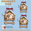 Custom First Christmas Wooden Ornament With Tag - Personalized Anniversary Christmas Wedding Gifts For Husband And Wife, Him And Her - The Best Is Yet To Come copy