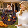 Custom Wood Sign - Personalized Halloween Decor Birthday Gifts For Mom, Dad, Brother, Sister - Sweet But Spooky Home