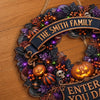 Custom Wood Sign - Personalized Halloween Decor Birthday Gifts For Mom, Dad, Brother, Sister - Sweet But Spooky Home