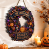 Custom Wood Sign - Personalized Halloween Decor Birthday Gifts For Mom, Dad, Brother, Sister - Sweet But Spooky Home