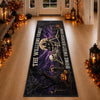 Custom Haunted Home Runner Rug - Personalized Halloween Decor Gifts For Mom, Dad, Brother, Sister - Fright Night Family Fun