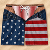 Custom Funny Patriotic Men Swim Trunks - Personalized Summer Vacation And Travel Gifts For Husband, Son, Grandson, Brother, Grandpa, Dad, Yourself - Beach Better Have My Drink