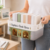 Custom Storage Basket - Personalized Bookish Gifts For Book Lovers, Bookworms, Readers - Lost In A Good Story