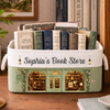 Custom Storage Basket - Personalized Bookish Gifts For Book Lovers, Bookworms, Readers - Lost In A Good Story