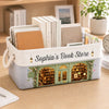 Custom Storage Basket - Personalized Bookish Gifts For Book Lovers, Bookworms, Readers - Lost In A Good Story