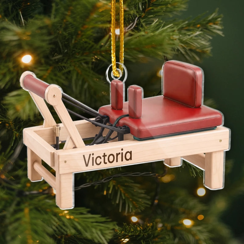 Custom Acrylic Ornament - Personalized Christmas Birthday Gifts For Pilates Lovers - In My Pilates Era