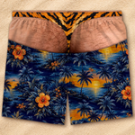 Custom Funny Patriotic Men Swim Trunks - Personalized Summer Vacation And Travel Gifts For Men - Gone Coastal Again