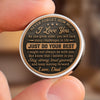 Custom Pocket Hug - Personalized Birthday Gifts For Daughter - Your Biggest Fan, Always Dad