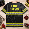 Custom Funny T-shirt - Personalized Birthday Gifts For Husband, Son, Grandson, Brother, Grandpa, Dad, Yourself - Firefighter In Action Mode