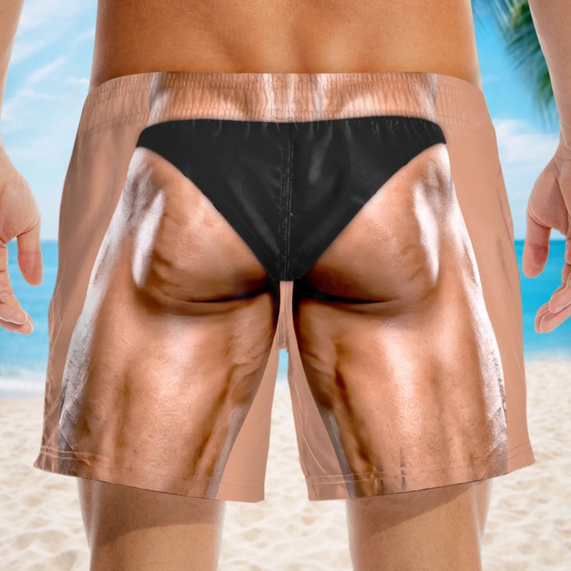 Custom Funny Men Swim Trunks - Personalized Birthday Gifts For Husband, Son, Grandson, Brother, Grandpa, Dad, Yourself - Living Proof I Need A Vacation