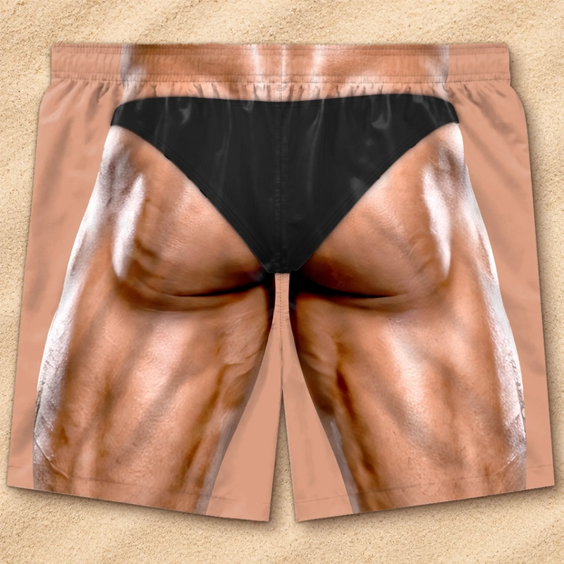 Custom Funny Men Swim Trunks - Personalized Birthday Gifts For Husband, Son, Grandson, Brother, Grandpa, Dad, Yourself - Living Proof I Need A Vacation