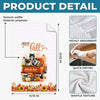 Custom Kitchen Towel - Personalized Birthday Gifts For Dog Cat Lovers, Dog Dad And Mom, Cat Owners - Hello Fall