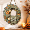 Custom Wood Sign - Personalized Halloween Decor Birthday Gifts For Mom, Dad, Brother, Sister - Welcome To Autumn Days