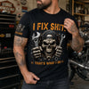 Custom T-Shirt - Personalized Birthday Gifts For Husband, Son, Grandson, Brother, Grandpa, Dad, Yourself - Built To Keep It Running