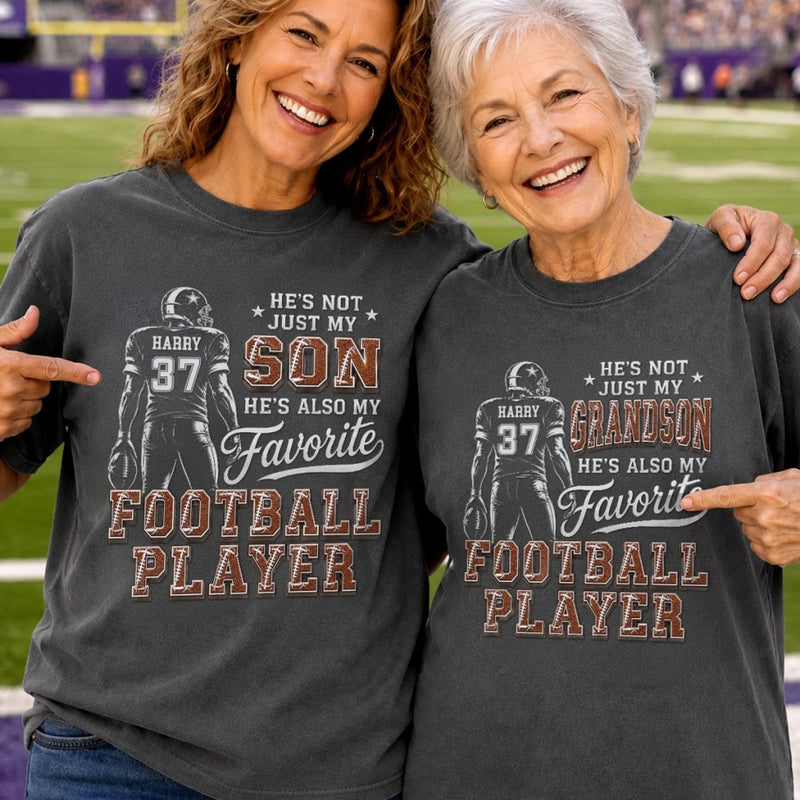 Custom America Football Comfort T-Shirt - Personalized Birthday Gifts For America Football Lovers, Sports Fans, Sports Lovers - Forever Cheering You On