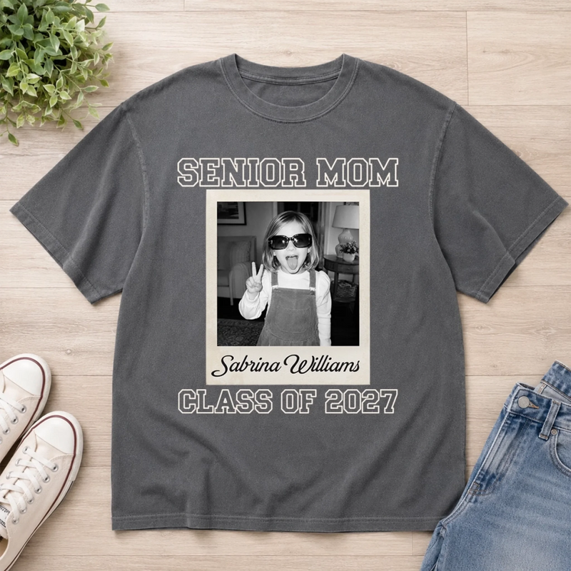 Custom Photo Comfort T-Shirt - Personalized Graduation Gifts For Him, Her - Making Big Moves Next