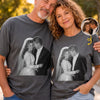 Custom Photo Comfort T-Shirt - Personalized Anniversary Wedding Gifts For Husband And Wife, Him And Her - Better Together Always