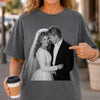 Custom Photo Comfort T-Shirt - Personalized Anniversary Wedding Gifts For Husband And Wife, Him And Her - Better Together Always