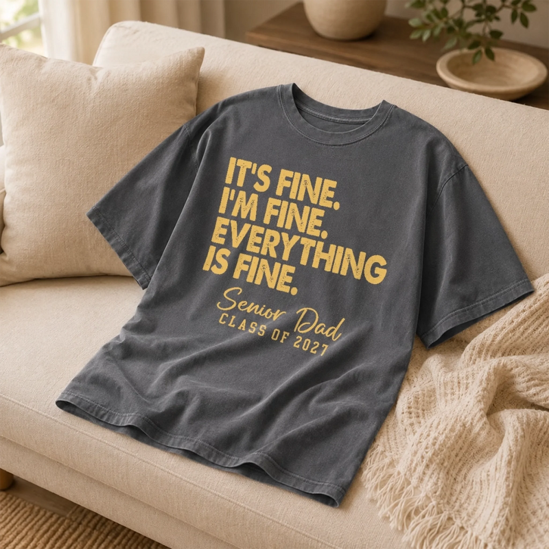 Custom Comfort T-Shirt - Personalized Graduation Gifts For Him, Her - Keeping It Together Barely Fine