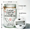 Custom Mason Jar Light - Personalized Anniversary Wedding Gifts For Husband And Wife, Him And Her - I Met You, I'm Keeping You