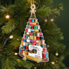 Custom Acrylic Ornament - Personalized Christmas Birthday Tailor Gifts For Sewer, Seamstress - Threaded With Love And Cheer