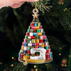 Custom Acrylic Ornament - Personalized Christmas Birthday Tailor Gifts For Sewer, Seamstress - Threaded With Love And Cheer
