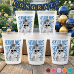 Custom Photo Graduation Cups - Personalized Graduation Gifts For Him, Her - Chasing Dreams, Catching Success