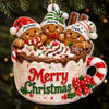 Custom Gingerbread Premium 3D Ornament - Personalized Christmas Birthday Gifts For Mom, Dad, Brother, Sister - Everything Is Better Together