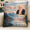Custom Photo Pillow - Personalized Memorial Sympathy Gifts For Loss Of Mom, Dad - Forever Loving You From Heaven