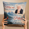 Custom Photo Pillow - Personalized Memorial Sympathy Gifts For Loss Of Mom, Dad - Forever Loving You From Heaven