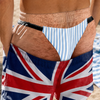 Custom Funny Men Swim Trunks - Personalized Birthday Gifts For Husband, Son, Grandson, Brother, Grandpa, Dad, Yourself - No Shirt No Worries