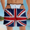 Custom Funny Men Swim Trunks - Personalized Birthday Gifts For Husband, Son, Grandson, Brother, Grandpa, Dad, Yourself - No Shirt No Worries