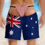 Custom Funny Men Swim Trunks - Personalized Birthday Gifts For Men - Catch Me By The Sea