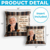 Custom Photo Pillow - Personalized Memorial Sympathy Gifts For Loss Of Mom, Dad - My Love Is Always Around