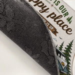 Custom Home Decor Decorative Mat - Personalized Birthday Camping Gifts For Campers, Husband And Wife, Dog Dad And Mom - Life Is Better Outdoors Together
