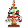 Custom Wood Ornament - Personalized Christmas Birthday Gifts For Mom, Dad, Kids - Our Family Christmas Tree