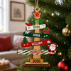 Custom Wood Ornament - Personalized Christmas Birthday Gifts For Mom, Dad, Kids - Our Family Christmas Tree
