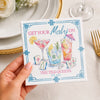 Custom Mahjong Cocktail Napkins - Personalized Birthday Gifts For Mahjong Players, Mom, Dad, Brother, Sister - Good Drinks And Lucky Tiles