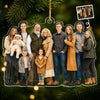 Custom Photo Acrylic Ornament - Personalized Christmas Birthday Gifts For Mom, Dad, Brother, Sister - Family Is Where Love Begins