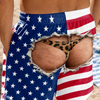 Custom Funny Patriotic Men Swim Trunks - Personalized Summer Vacation And Travel Gifts For Husband, Son, Grandson, Brother, Grandpa, Dad, Yourself - Meet Me By Ocean