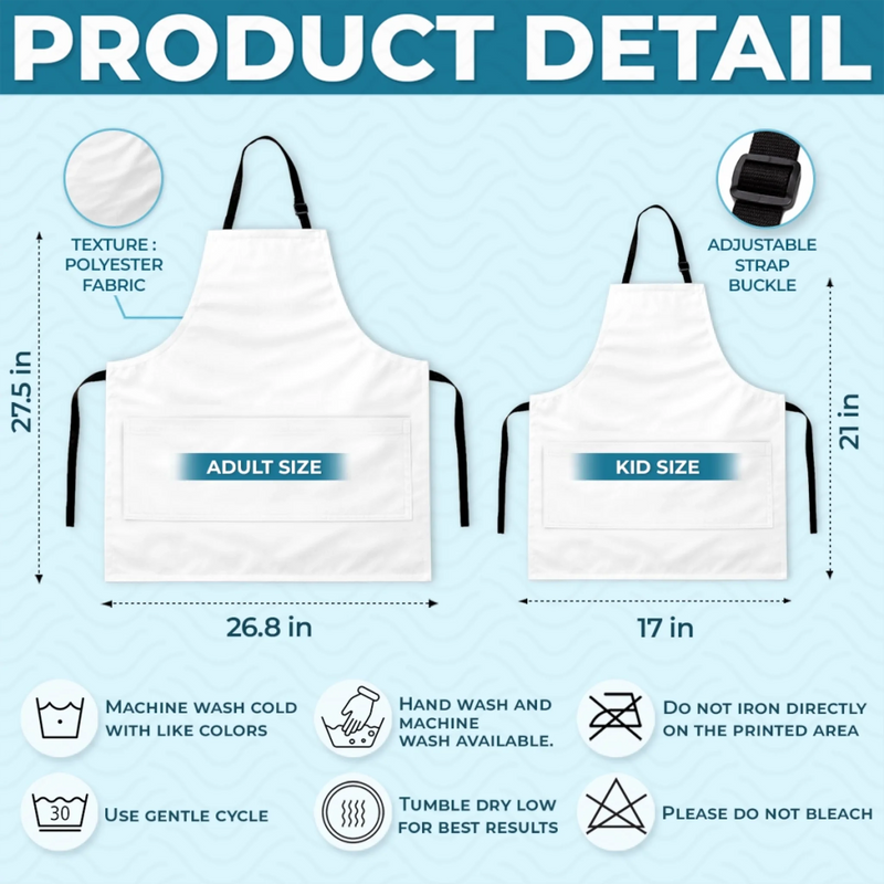Custom Apron With Pocket - Personalized Birthday Gifts For Wife, Daughter, Besties, Sisters, Granddaughter, Grandma, Mom, Yourself - Happiest Kitchen Moments