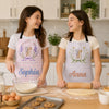 Custom Apron With Pocket - Personalized Birthday Gifts For Wife, Daughter, Besties, Sisters, Granddaughter, Grandma, Mom, Yourself - Happiest Kitchen Moments